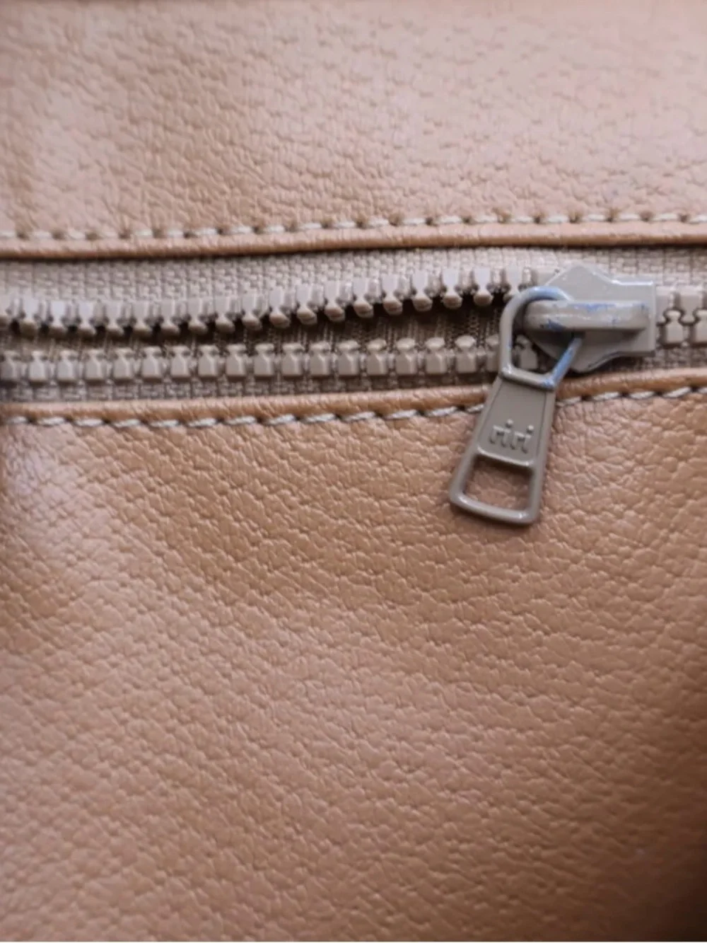 CELINE Brown Monogram Envelope Messenger with Tan Trim